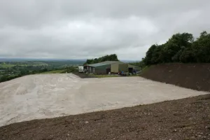 cutandfillsiteonhillsidecivilengineeringearthmoving